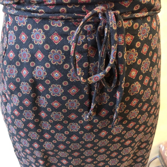 Vintage Long Wrap Skirt - Picture 7 of 14